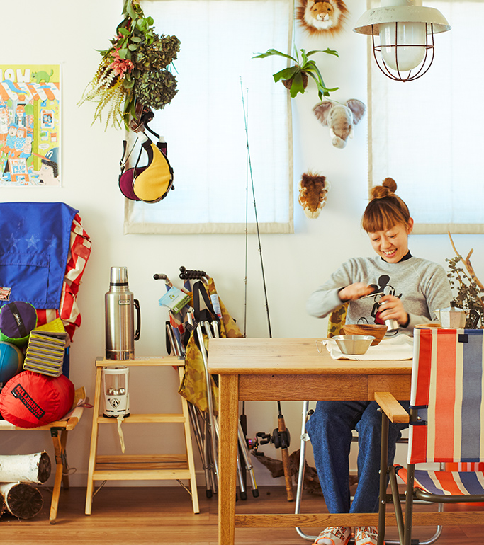 GO OUT３月スタイリストが作った家コーディネイト 暮らしに溶け込む自分らしさ