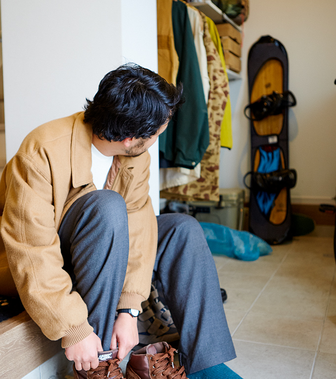 GO OUT４月スタイリストが作った家コーディネイト 趣味は隠れ家と共に